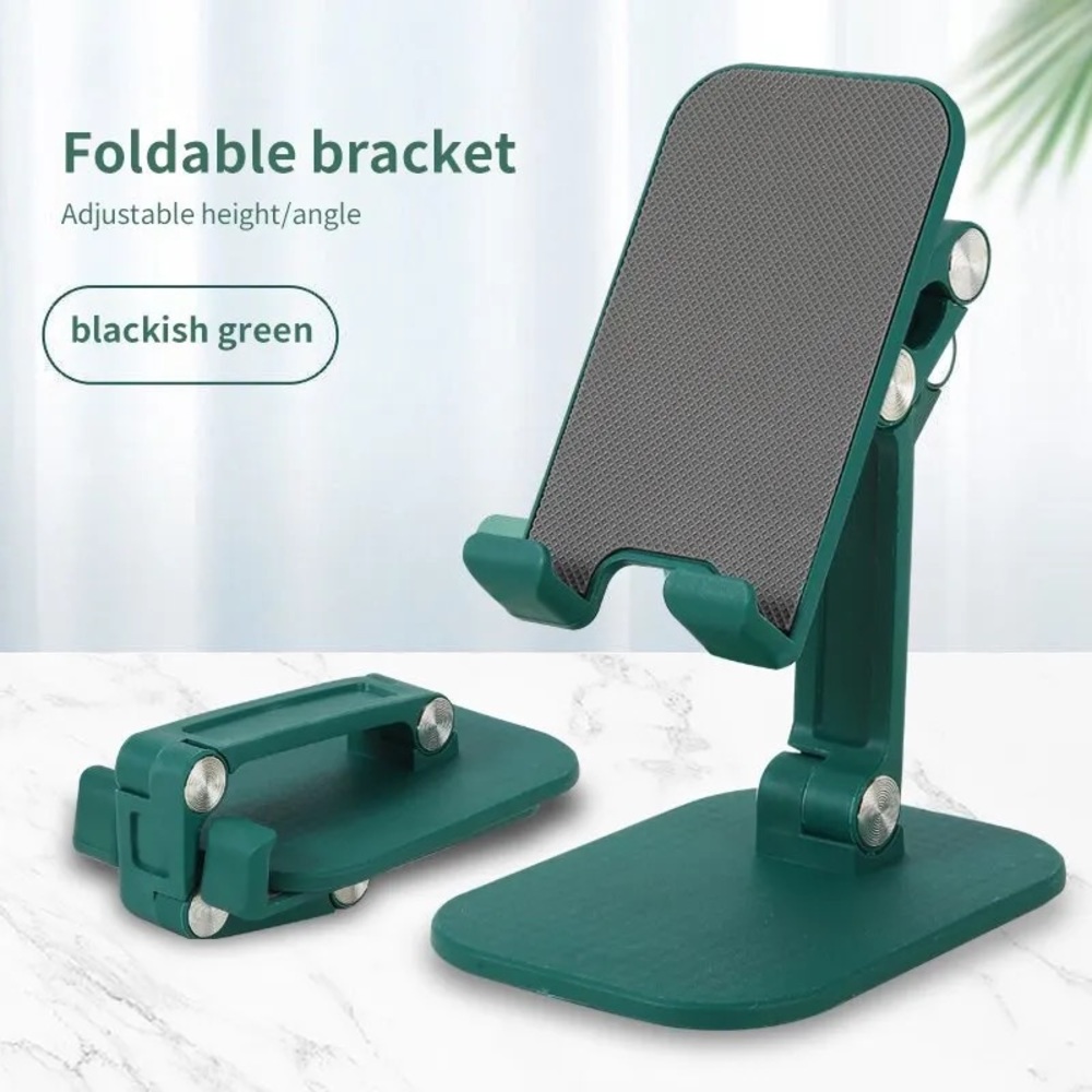 Three Sections Foldable Desk Mobile Phone Holder For iPhone iPad Tablet